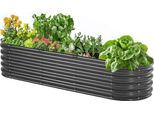 Letto Rialzato Per Piante - Fioriera Per Ortaggi - Aiuola 1190X595X420 Mm - Per Gli Appassionati Di Giardinaggio