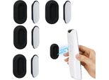 Inf Supporto Magnetico Per Telecomando A 4 Pezzi, Organizer Per Telecomando Tv In Silicone Nero