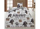 Set Di Biancheria Da Letto Reversibile Star Wars 2 Pezzi 135 X 200 Cm 80 X 80 Cm