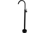 Mexen Alma Miscelatore Lavabo A Pavimento, Nero - 75034-70