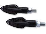 Lampeggiatore A Led-Blinker Vinci, Nero, Glas Getoent, E-Gepr.
