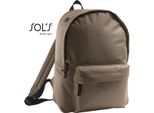 Sols Bags 70100 | Zaino Rider Backpack | 14 X 28 X 40 Cm - Colore: Army - Dimensioni: 14 X 28 X 40 Cm