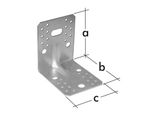 Connettore Angolare Per Carichi Pesanti Con Perlina 105 X 105 X 90 Mm Zincato