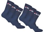 Fila Calzini Unisex 6 Paia - Calzini Da Tennis, Calzini, Terry, Sport (2X3-Pack) Navy 39-42 (6-8 Uk)