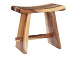 Sgabello Legno Massiccio Di Suar E Poliresina
