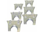 Haromac Set Di Artigli In Metallo 2 Pezzi Ciascuno 1X5-6