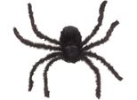 Ragno Peloso Gigante - Decorazione Di Halloween Nera 75Cm - Decorazione Per La Festa Di Halloween