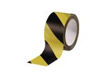 Nastro Di Segnalazione Pvc Nero/Giallo L.66M L.60Mm Rl.