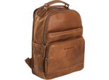 The Chesterfield Brand Zaino Con Scomparto Per Laptop Austin Backpack 17,5L Cognac Marrone