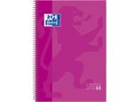 Oxford College Pad European Book 1 Din A4+ Rosa A Scacchi 80 Fogli