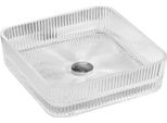 Mexen Nira Lavabo Da Appoggio In Vetro 39 X 39 Cm, Trasparente - 24203900