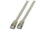 Efb K5545GR.0,15 Efb RJ45 Flachpatchkabel U/Ftp, Cat.6A, Pvc, 0.15M, Grau