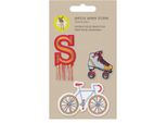 LäSsig Tessile Tessuto Sticker Sticker (9 Colori) Bici