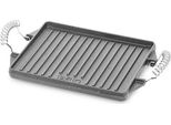 Piastra Grill Vaello Rettangolare In Ghisa Grigia (27 X 21 Cm)