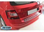Protezione Paraurti In Acciaio Inox Lucido Per Skoda Fabia Iii | Dal 2014 Con Smussatura