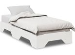 Vidaxl Letto In Legno Massiccio Senza Materasso Impilabile Bianco 90X190 Cm