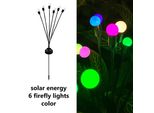 Luci Del Pendente Alimentate Solari Del Led, Luci Della Lucciola, Lampada Solare All'aperto Del Picchetto Delle Luci Del Cortile