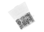Kit Di Dadi Per Viti A Esagono, Set Di Dadi Per Viti A Esagono, Viti A Esagono M5, Viti A Esagono, Viti A Testa Cilindrica, Dadi Per Viti In Acciaio Inox, Kit Di Assortimento Di Dadi Per Viti