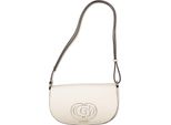 Borse Guess Borsa A Tracolla In Ecopelle Calebra Convertible Xbody Flap Bag Bianco Sporco