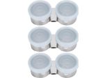 3Pcs Olio Pittura Tavolozza Tazza Doppia In Acciaio Inox Strumenti Di Miscelazione Stagno Con Coperchio