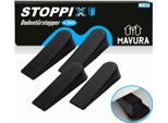 Stoppix Fermaporta Cuneo Porta Pavimento Paraurti Porta Gomma Cuneo Finestra Cuneo Gomma Fermaporta Porta Porta Fermaporta Antiscivolo Fermavetro [Set Di 4]