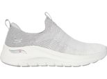 Skechers Arch Fit 2.0 150055-LTGY, Scarpe Sportive Da Donna, Grigio