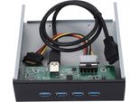 Pannello Frontale, Unità Ottica USB3.0 Pannello Frontale, Driver Cd Hub A 4 Porte Pannello Frontale, Pannello Frontale Da 19PIN A USB3.0, Rack Mobile Di Espansione CD-ROM