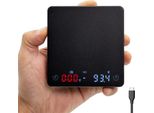 Inf Mini Bilancia Digitale Per Caffè Con Timer, Display Led E Usb Ricaricabile