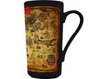 Legend Of Zelda - Tazza Da Caffè, Mappa PM12791 (Taglia Unica) (Nero/Oro)