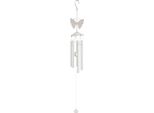 Qualcosa Di Diverso - Farfalla Wind Chime SD10622 (Taglia Unica) (Bianco)