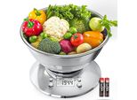 Inf Bilancia Da Cucina Digitale In Acciaio Inox Con Ciotola - 5000G