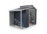 Casetta Da Giardino In Metallo Rojaplast Oscar E-B 276 X 181 Cm Grigio
