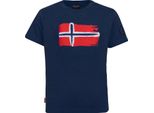 Trollkids Bambini Oslo T Ragazzi Magliette Navy 113-110 Taglia 116
