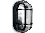 Lampada Da Parete Edm 34351 Tarragona In Plastica Nera 40 W E27