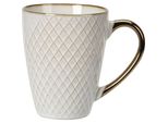 Siaki Collecs Caps 370 Ml In Ceramica Bianco/Oro 11 Cm X 12,5 Cm X 8,7 Cm