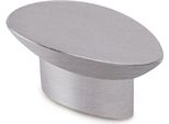 Blister Con 4 Pomelli Per Mobili In Metallo, Cromati Opachi Mod.743 41X19Mm Rei