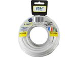 Cavo Edm 2 X 1 Mm Bianco 5 M