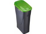Cestino Per Il Riciclaggio Dei Rifiuti Mondex Ecobin Verde Con Coperchio
