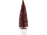 Albero Di Natale Grande 10 X 38 X 10 Cm Blu Fucsia In Plastica