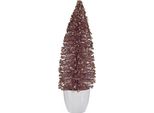 Albero Di Natale Di Medie Dimensioni 10 X 33 X 10 Cm Oro Rosa