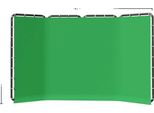 Telaio Di Supporto Per Sfondi, Sfondi Su Tela Verdi, Supporto Per Sfondi Fotografici, 240X400Cm Verde