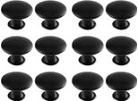 Inf Maniglie Per Mobili Maniglie Per Cassetti Pomelli Con Viti Confezione Da 12 Nero