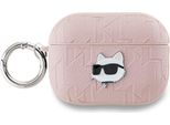 Karl Lagerfeld Klap2Pgchpp Airpods Pro 2 (2022/2023) Cover RóżOwy/Pink Monogram Choupette Head