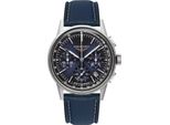 Bauhaus 2376-3 Orologio Da Uomo Aviation Chronograph Blu Scuro