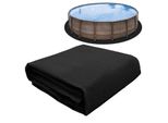 Tappetino Rotondo Per Piscina Fodera Per Piscina Pad Pavimento Panno Protettivo In Feltro Per Piscina 4 Metri Nero