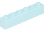 Lego® 10 Pezzi 3009 Mattoncini 1X6 Parte Basic 10 Light Aqua
