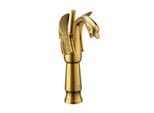 Lavabo Batteria Kran Swan Retro Oro Lauferi