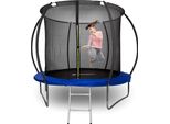 Trampolino Con Rete E Scala Henzen 305 Cm Blu FT10