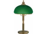 Casa Padrino Lampada Da Tavolo Barocca Ottone Con Patina / Verde Ø 30 X H. 54 Cm