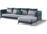 Divano Ad Angolo Divano Tessile Divano Imbottito Suite Moderna Zona Giorno Forma L Design